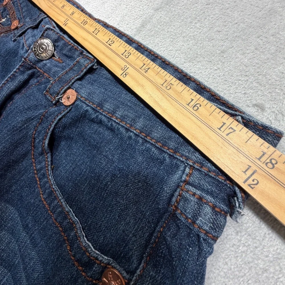 Vintage True Religion Billy Jeans‎ 36 Blue Cotton y2k Bootcut USA Made Men's